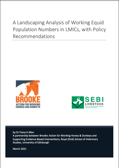 Report: A Landscaping Analysis of Working Equid Population Numbers in LMICs, with Policy Recommendations